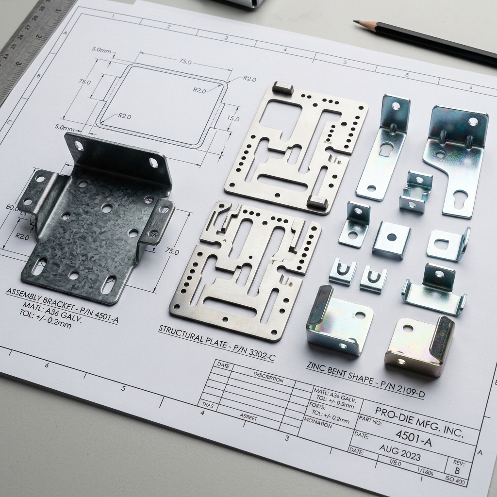 Pressed Sheet Metal Components