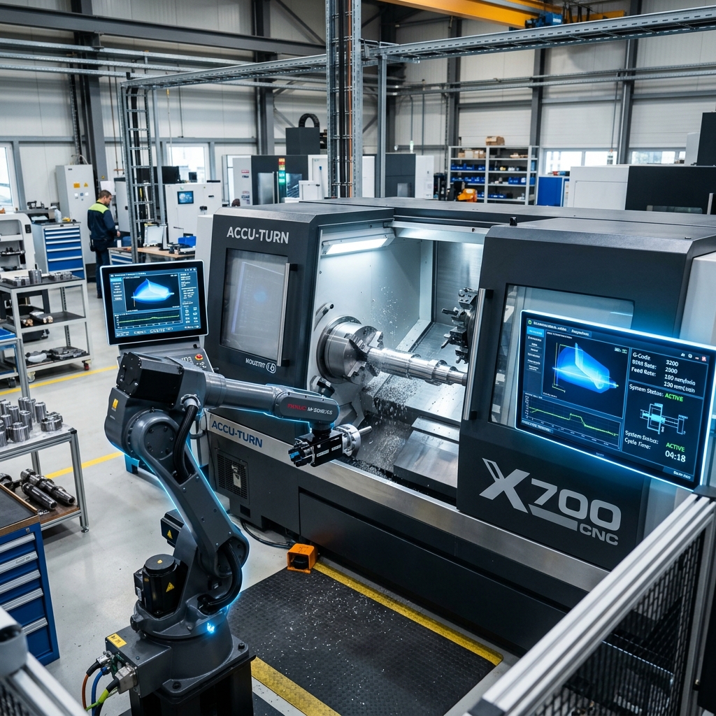 Sri Radhai Industries Modern CNC Lathes Workshop